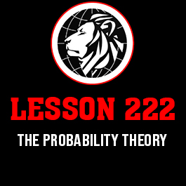 Lesson 222. The probability theory