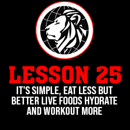 It's simple, eat less but better live foods hydrate and workout more